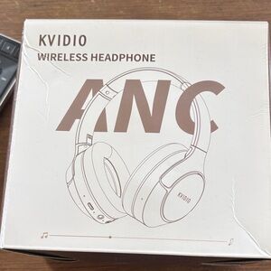 Wireless Over-Ear Headphones - Black